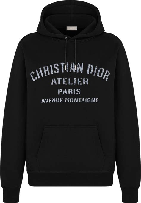 dior men hoodie|christian Dior atelier hoodie.